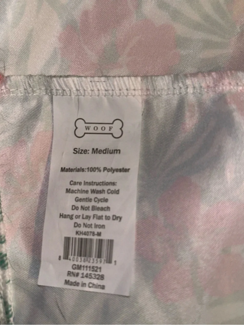 Tropical Floral Pet Shirt